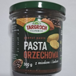 Pasta Orzechowa + Miód+ Kakao 300 G