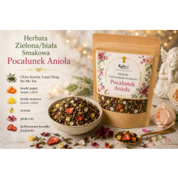 Herbata Zielona/biała Smakowa Pocałunek Anioła 1 Kg