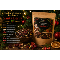 Herbata Czarna Smakowa Santa Berry 100 G