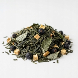Herbata Zielona China Sencha Smak Czarnej Porzeczki 1kg