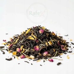 Herbata Pu-erh Earl Grey Róża I Cytryna Ze Słonecznikiem 100g
