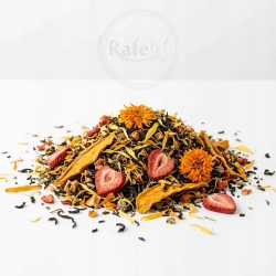 Herbata Darjeeling Himalayan Truskawka & Mango Z Nagietkiem 100g