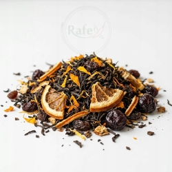 Herbata Pu-erh Wiśnia o smaku Irish Whisky Z Nagietkiem 100g