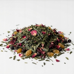 Herbata Zielona China Sencha Letnie Winogrona 100g