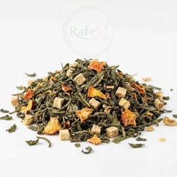 Herbata Zielona Gunpowder China Imbir I Limonka Z Brzoskwinią 1kg