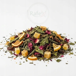 Herbata Zielona Yunnan Cytrusowy Smak 100g