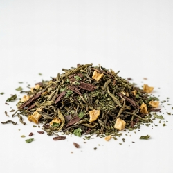 Herbata Zielona Yunnan Czekoladowo-miętowa Z Gruszką 1kg