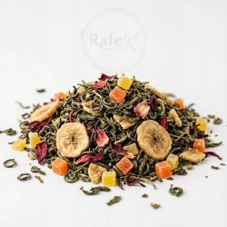 Herbata Zielona Yunnan Smak Rabarbarowy 1kg