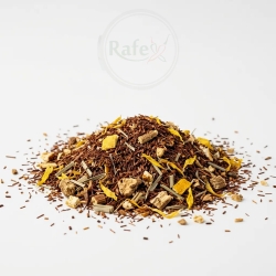 Herbata Rooibos Żeńszeniowo-cytrynowa Z Nagietkiem 100g