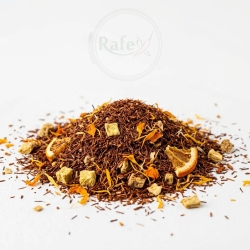 Herbata Rooibos Imbirowo-pomarańczowa Z Nagietkiem 100g