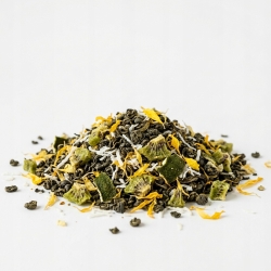 Herbata Zielona Gunpowder China Smak Kiwi 100g