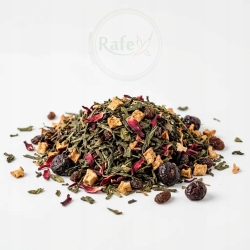 Herbata Zielona China Sencha Wiśnia & Rum Z Jabłkiem 100g