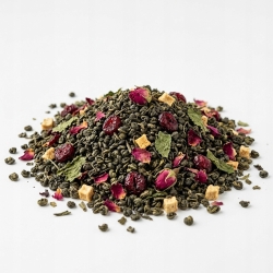 Herbata Zielona Gunpowder China Miętowo-żurawinowa Z Jabłkiem 1kg