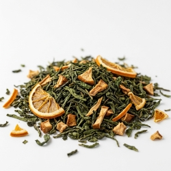 Herbata Zielona Yunnan Smak Pomarańczy 100g