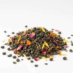 Herbata Zielona Gunpowder China Earl Grey Kolorowy 100g
