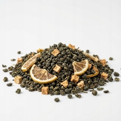 Herbata Zielona Gunpowder China Earl Grey Lemon 100g
