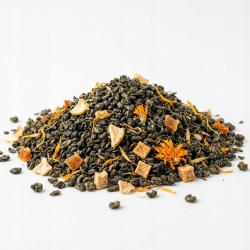 Herbata Zielona Gunpowder China Gruszka I Jabłko Z Nagietkiem 100g