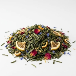 Herbata Zielona China Sencha Earl Grey Róża+cytryna+grejfrut 100 G