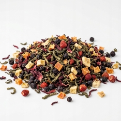 Herbata Zielona Yunnan Cytrynowy Smak 100g