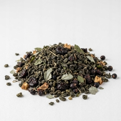 Herbata Zielona Gunpowder China Wiśniowo-porzeczkowa Z Gruszką 100g