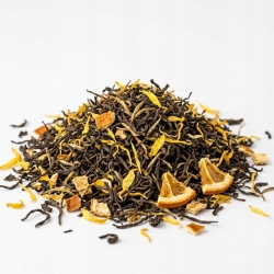Herbata Yunnan Black Truskawka & Mango Ze Słonecznikiem 100g