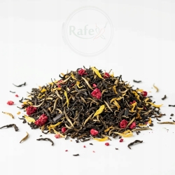 Herbata Yunnan Black Malinowo-waniliowa Ze Słonecznikiem 100g