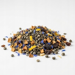 Herbata Zielona Gunpowder China Rum & Cytryna Z Jabłkiem 1kg