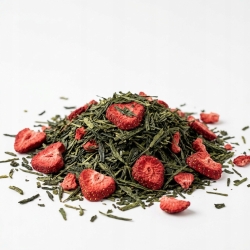 Herbata Zielona China Sencha Truskawka 1kg