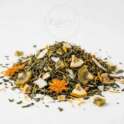 Herbata Zielona Ceylon Smak Kiwi 1kg