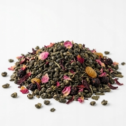 Herbata Zielona Gunpowder China Winogronowy Smak 100g