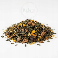Herbata Zielona Ceylon Cynamon & Śliwka Z Nagietkiem 100g