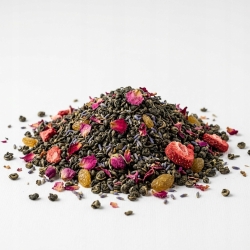 Herbata Zielona Gunpowder China Szampańskie Truskawki 1kg