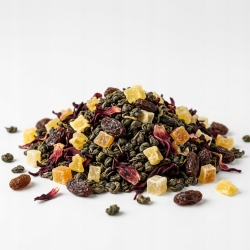 Herbata Zielona Gunpowder China Cytrynowy Smak 100g