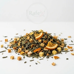 Herbata Zielona Gunpowder China Imbirowo-pomarańczowa Z Jabłkiem 1kg