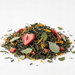 Herbata Zielona Ceylon Jeżynowo-truskawkowa Z Nagietkiem 1kg