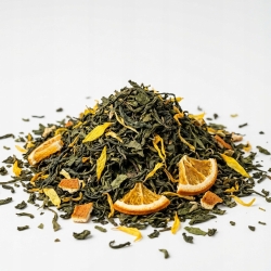 Herbata Zielona Ceylon Truskawka & Mango Z Pomarańczą 1kg