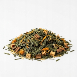 Herbata Zielona China Sencha Cytrynowo-jabłkowa Z Nagietkiem 1kg