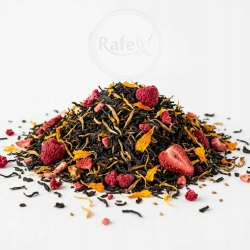 Herbata Yunnan Black Malinowo-poziomkowa Z Nagietkiem 100g