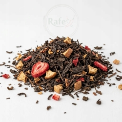 Herbata Pu-erh Truskawkowo-śmietankowa Z Jabłkiem 1kg