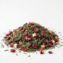 Herbata Zielona China Sencha Miiętowo-żurawinowa Z Jabłkiem 100g