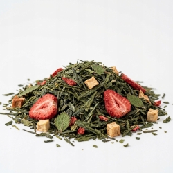 Herbata Zielona Poziomkowa Sen Cha 1kg