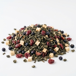 Herbata Zielona Gunpowder China Żurawinowo-jagodowa Z Jabłkiem 1kg