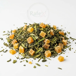 Herbata Zielona Gunpowder China Rabarbarowy Smak 100g