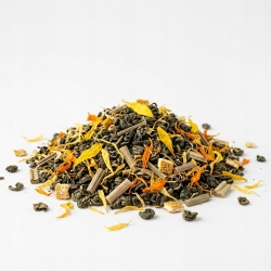 Herbata Zielona Gunpowder China Pigwowo-cytrynowa Ze Słonecznikiem 1kg