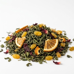 Herbata Zielona Yunnan Smak Czarnych Winogron 100g