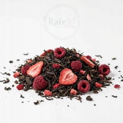 Herbata Pu-erh Malinowo-poziomkowa Z Nagietkiem 100g