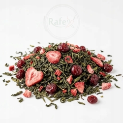 Herbata Zielona China Sencha Truskawkowo-wiśniowa Z Nagietkiem 100g