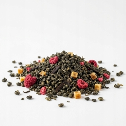 Herbata Zielona Gunpowder China Malinowo-waniliowa Z Mango 1kg
