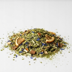 Herbata Mate Green Cynamonowo-pomarańczowa Z Bławatkiem 100g