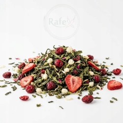 Herbata Zielona Yunnan Żurawinowo-truskawkowa Z Jaśminem 100g